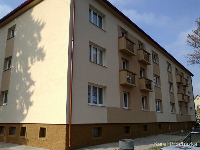 Zateplen� budov - byt. d�m v Sedl�anech